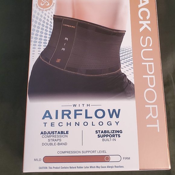 NWT Copper Fit Elite Back Support One Size Fits All - Picture 2 of 4